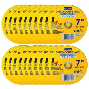DISCO DE CORTE INOX 7" X 1.6 FLEX - LOTUS