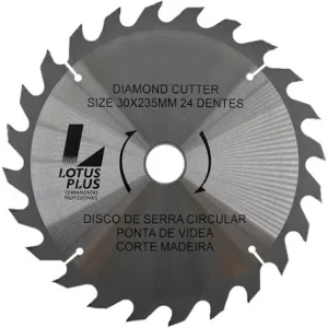 SERRA DISCO  VIDEA 230 X 24 DENTES LOTUS PLUS