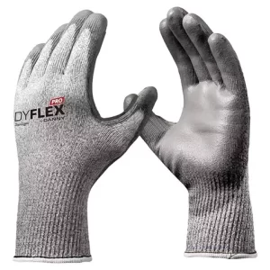 LUVA ANTICORTE DE POLIETILENO DE ALTA DENSIDADECOM BANHO DE PUDYFLEX DA12500 - DANNY CA - 8083