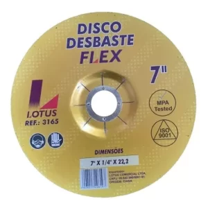 DISCO DE DESBASTE 7" X 1/4" X 22.2 - LOTUS