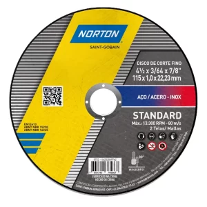 DISCO CORTE 115,0X1,0X22,23 STANDARD NORTON