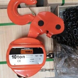 TALHA MANUAL DE CORRENTE CAP. 10.000 KG. X 5,0 M - TERRA