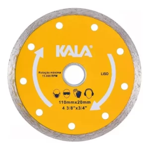 DISCO DIAMANTADO LISO 110X20MM - KALA