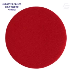 SUPORTE DISCO LIXA VELCRO 180 MM - LOTUS