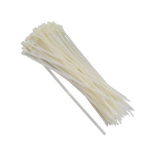 ABRAÇADEIRA NYLON BRANCA 2,5 X 150 - 100 PÇ